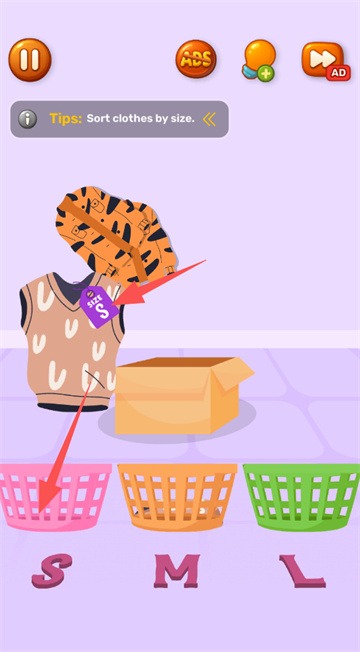 解压收纳整理达人小游戏