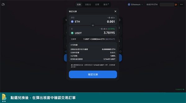 uniswap去中心化交易所交易流程