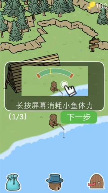 棕熊露营旅行