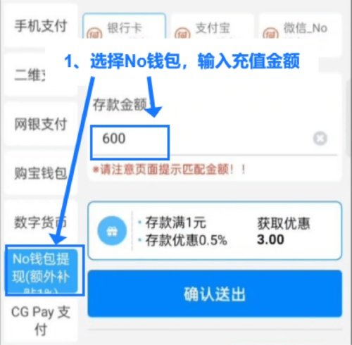 no钱包怎么充值？