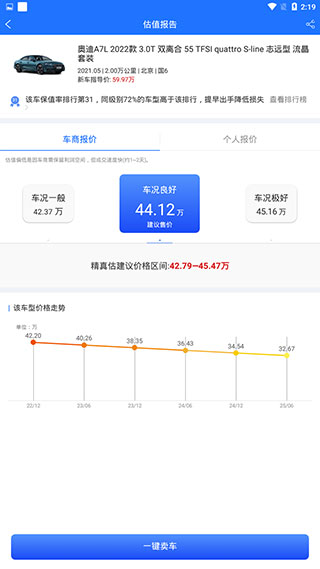 精真估二手车app