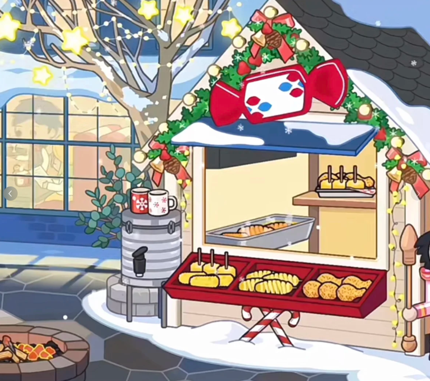 米加小镇圣诞节小屋